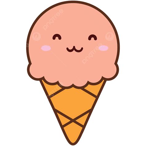 Helado Feliz Vector Png Contento Helado Cucurucho De Helado Png Y Vector Para Descargar