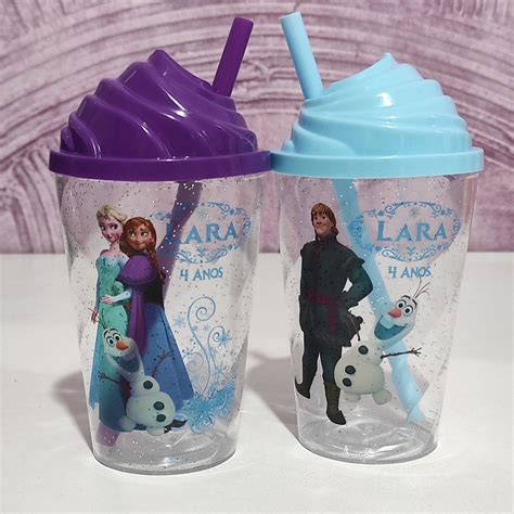 Copo Glitter Ml Frozen Tampa Chantilly Elo