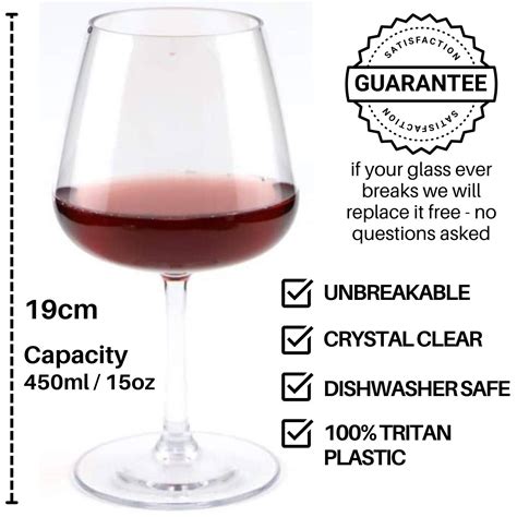 Unbreakable Red Wine Glass Plastic Red Wine Glasses