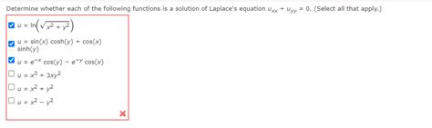 Solved Determine Whether Each Of The Following Functions Is