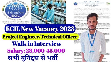 ECIL Assistant Project Engineer TOC New Vacancy ECIL New Vacancy