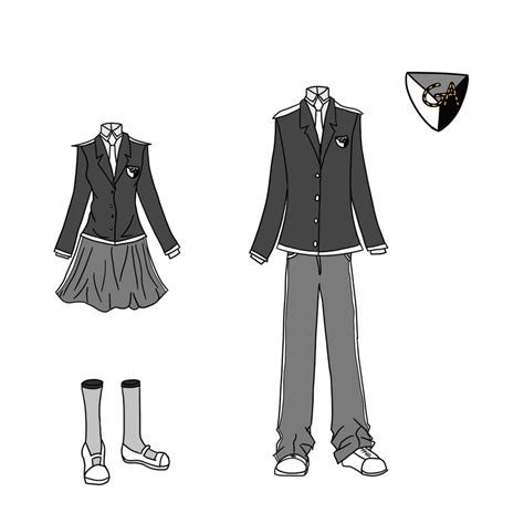 Grey Academy Uniforms by Raitoyami on DeviantArt