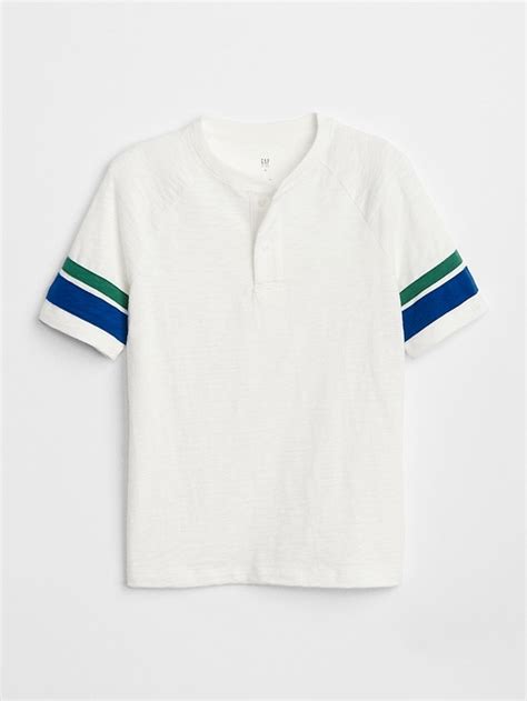 Henley Short Sleeve T Shirt Gap