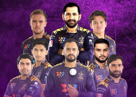 PSL Draft 2023: Quetta Gladiators Complete Squad & Players List ...