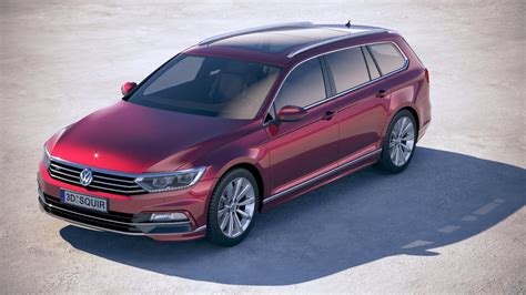 3D Volkswagen Passat 2018 Model TurboSquid 1273874