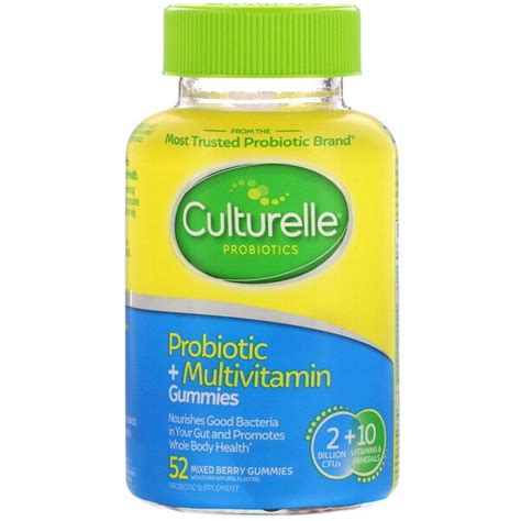 Culturelle Probiotic Multivitamin Gummies Mixed Berry 52 Gummies