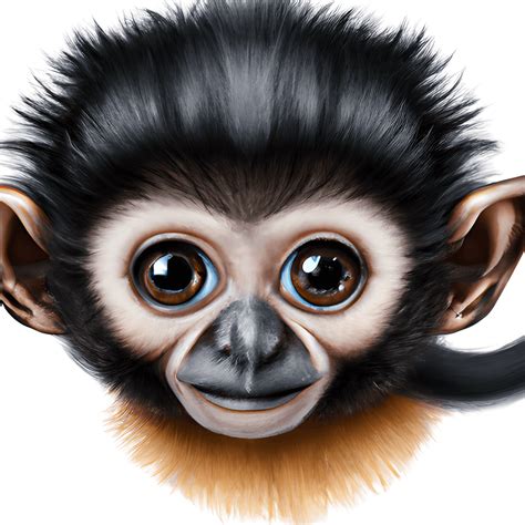 Gold Monkey Clipart Baby