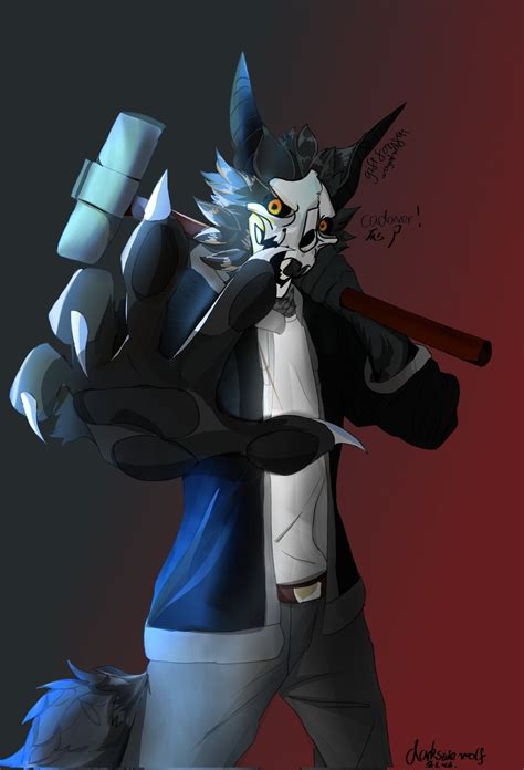 Wingedwolf94 Cadaver Fanart Anthro Furry Furry Art Furry