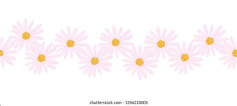 Daisy Flower Border Clip Art