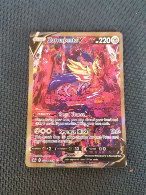 POKÉMON TCG ZAMAZENTA V Crown Zenith Galarian Gallery GG54 GG70 Holo