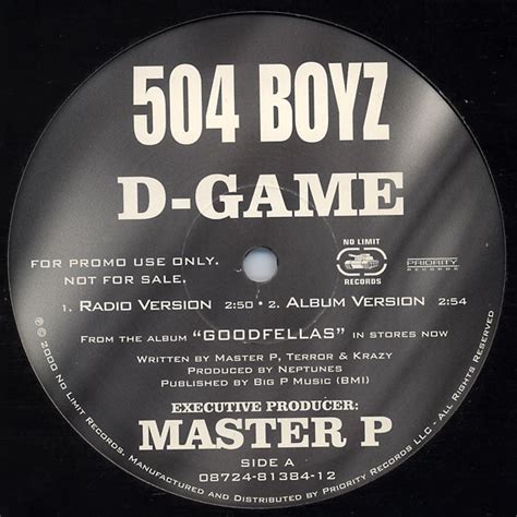 504 Boyz - D-Game | Releases, Reviews, Credits | Discogs