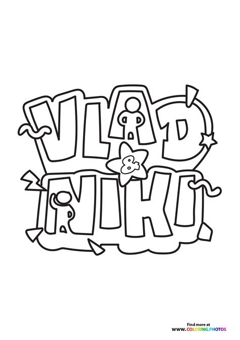 vlad  niki coloring pages  kids   print