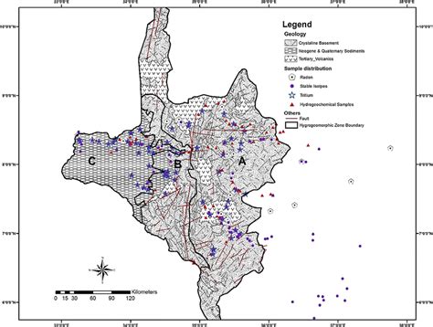 Location map of the study area showing simplified geology of the... | Download Scientific Diagram