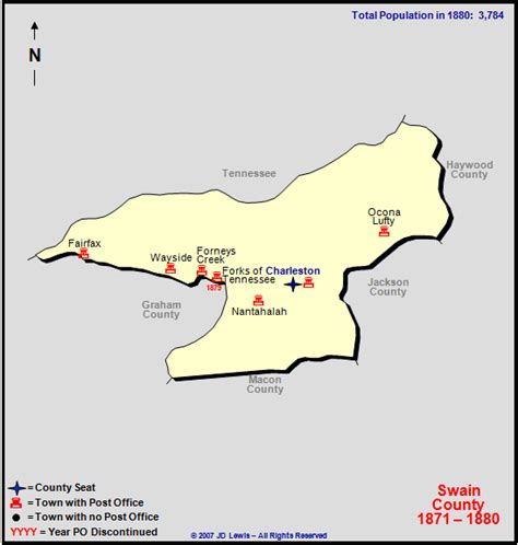 Swain County, NC - 1871 to 1880