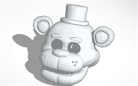 3d Design Freddy Head Tinkercad