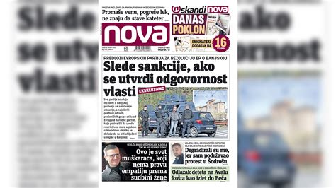 Nova Sankcije Za Srbiju Ako Se Utvrdi Odgovornost Vlasti Za Banjsku