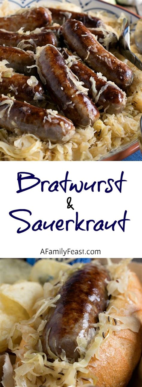 Bratwurst and Sauerkraut - A Family Feast®