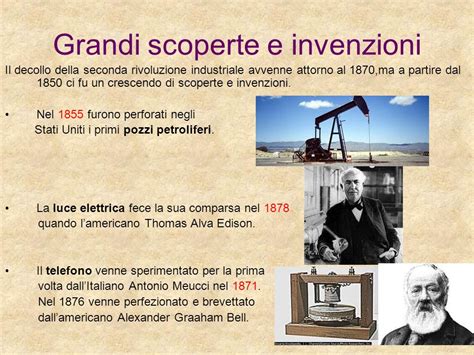 Scoperte Scientifiche Seconda Rivoluzione Industriale Belallahan