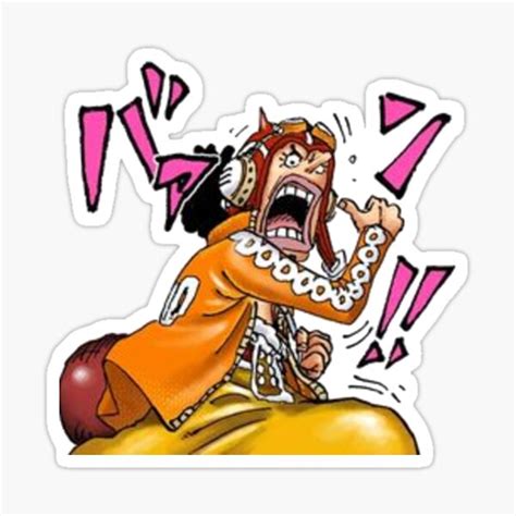 Usopp One Piece Sticker For Sale By Coconutguru Redbubble