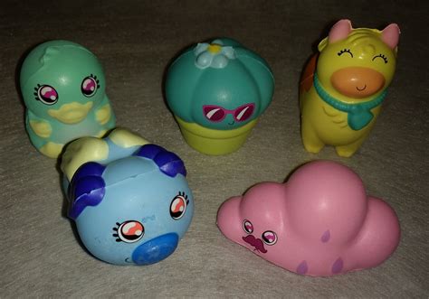 Lot Of Squish Dee Lish Blind Bag Mystery Figures Smooshy Squishy