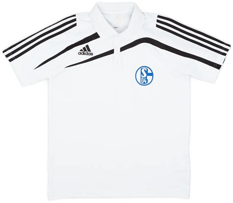 2009 10 Schalke Adidas Polo Shirt 7 10 M