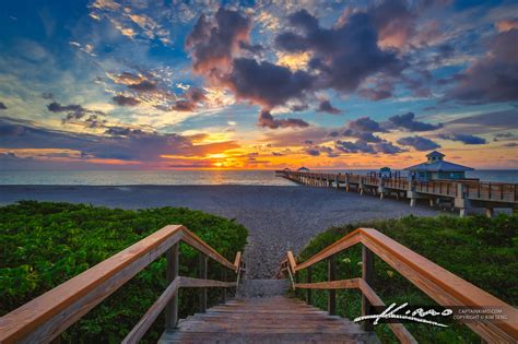 Juno Beach Pier Sunrise June 24 2020 Hdr Photography By Captain Kimo