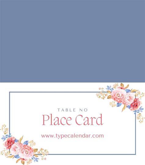 Template For Place Cards Gartner Studios Off