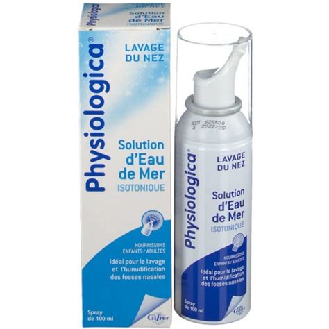 Gifrer Physiologica Lavage Du Nez Solution D Eau De Mer Isotonique