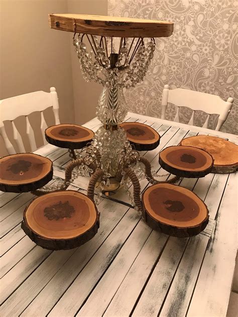 Stunning Rustic Cake Stand For A Dreamy Ranch Wedding