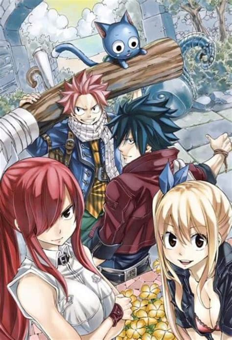 Fairytail Team Natsu Gray Lucy Erza Happy Read Fairy Tail Fairy Tail Manga Anime Fairy