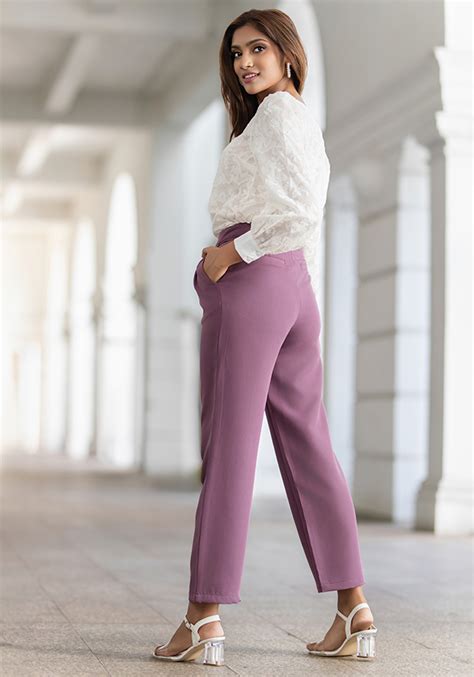 ESTHAR PLUM PANT Nils Online