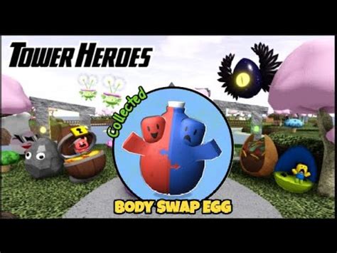 How To Get Body Swap Egg In Tower Heroes Roblox Youtube