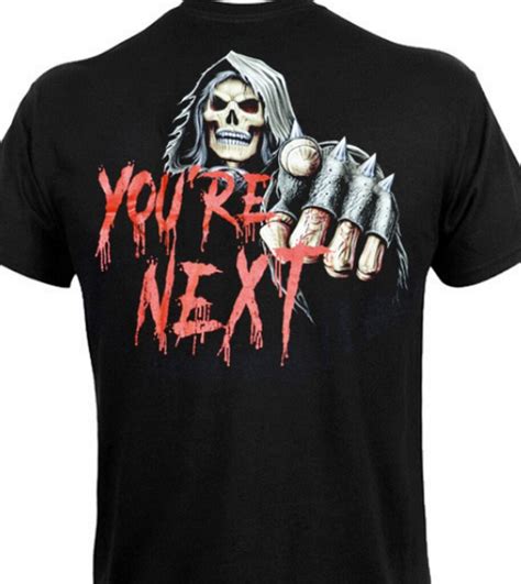 Skull T Shirt You Re Next Size Xxxl Glow In The Dark Roxxbkk