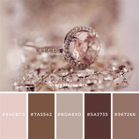 Diamond ring Color Palette 46 - Ave Mateiu in 2024 | Color palette, Hex ...