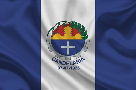 Bandeira da cidade de Candelária RS Ecco Bandeiras