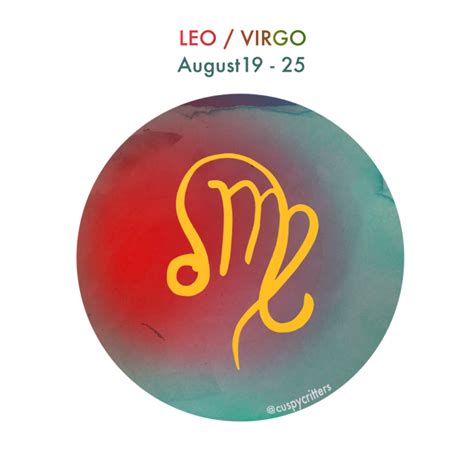 Leo Virgo Cusp Cuspy Critters