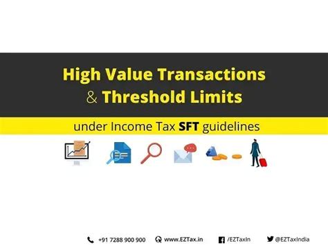 What Are High Value Transaction Limits For Income Tax Compliance