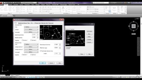 How To Creating Dimension Styles In Autocad Youtube