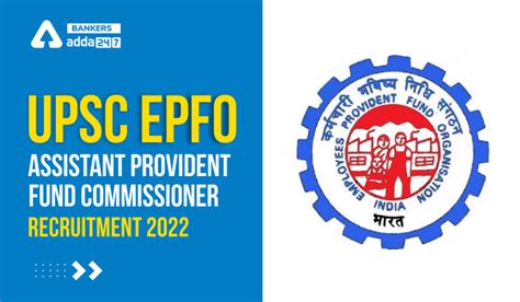 Upsc Epfo Apfc Notification Application Form Exam Dates