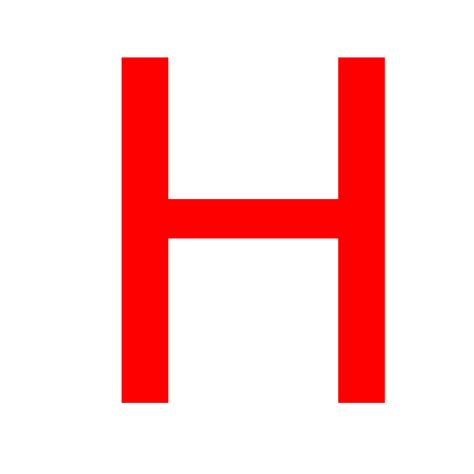 Alphabet H Transparent Image PNG Play