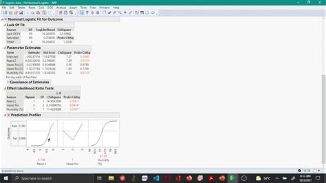 Multiple Logistic Regression Jmp Youtube