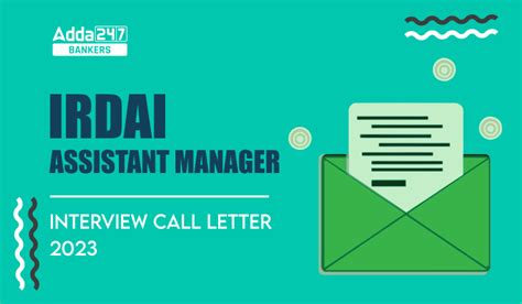 IRDAI Assistant Manager Interview Call Letter 2023 Check Interview Details