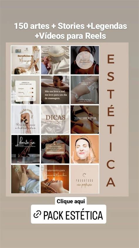 Pack Estética Minimalista Artes Editáveis E Legenda Elo7