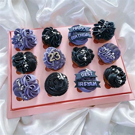 11 Inspirasi Desain Cupcake Estetik Untuk Hadiah Ulang Tahun