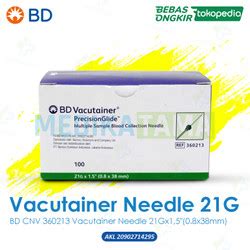 Jual Needle CNV BD Vacutainer Needle 22Gx1 5 Kab Tangerang Mukti