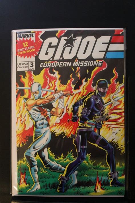 G I Joe European Missions Comic Books Copper Age Marvel