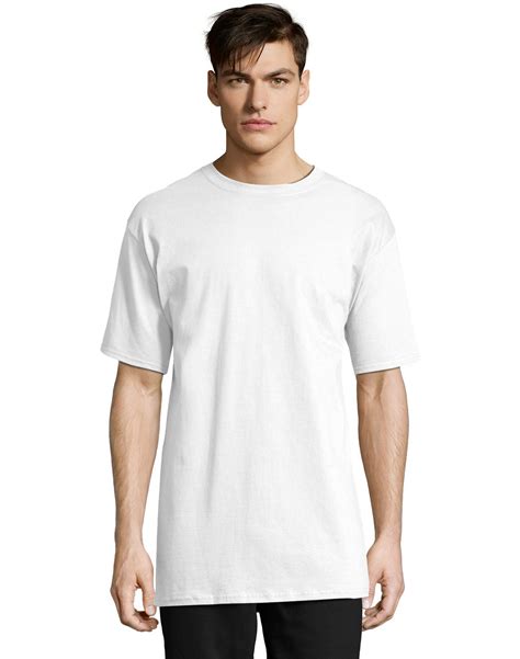 Buy Hanes Crew Neck White T Shirts In Stock