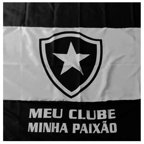 Bandeira Do Botafogo Fogão Grande 1 00x1 50 cm Glorioso Shopee Brasil