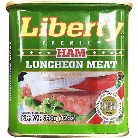 Liberty Ham Luncheon Meat 340g Canned Meat Walter Mart