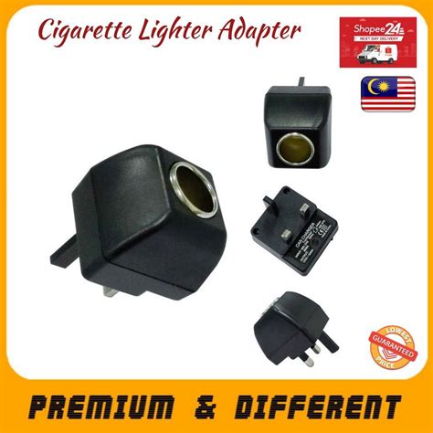 Ac To V Dc Car Cigarette Lighter Wall Socket Plug Adapter Converter